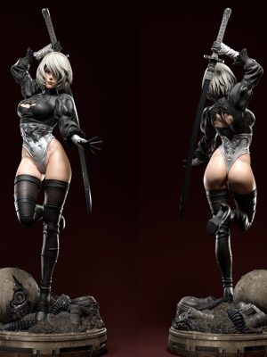 2b Nier Automata 3D Model