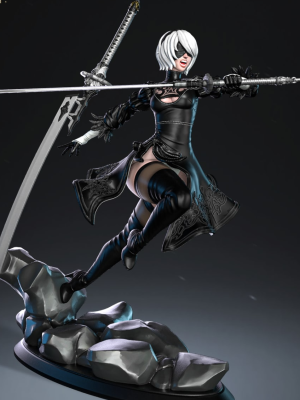 2b Nier Automata 3D Model
