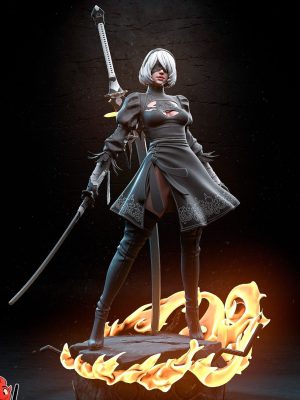 2b Nier Automata 3D Model