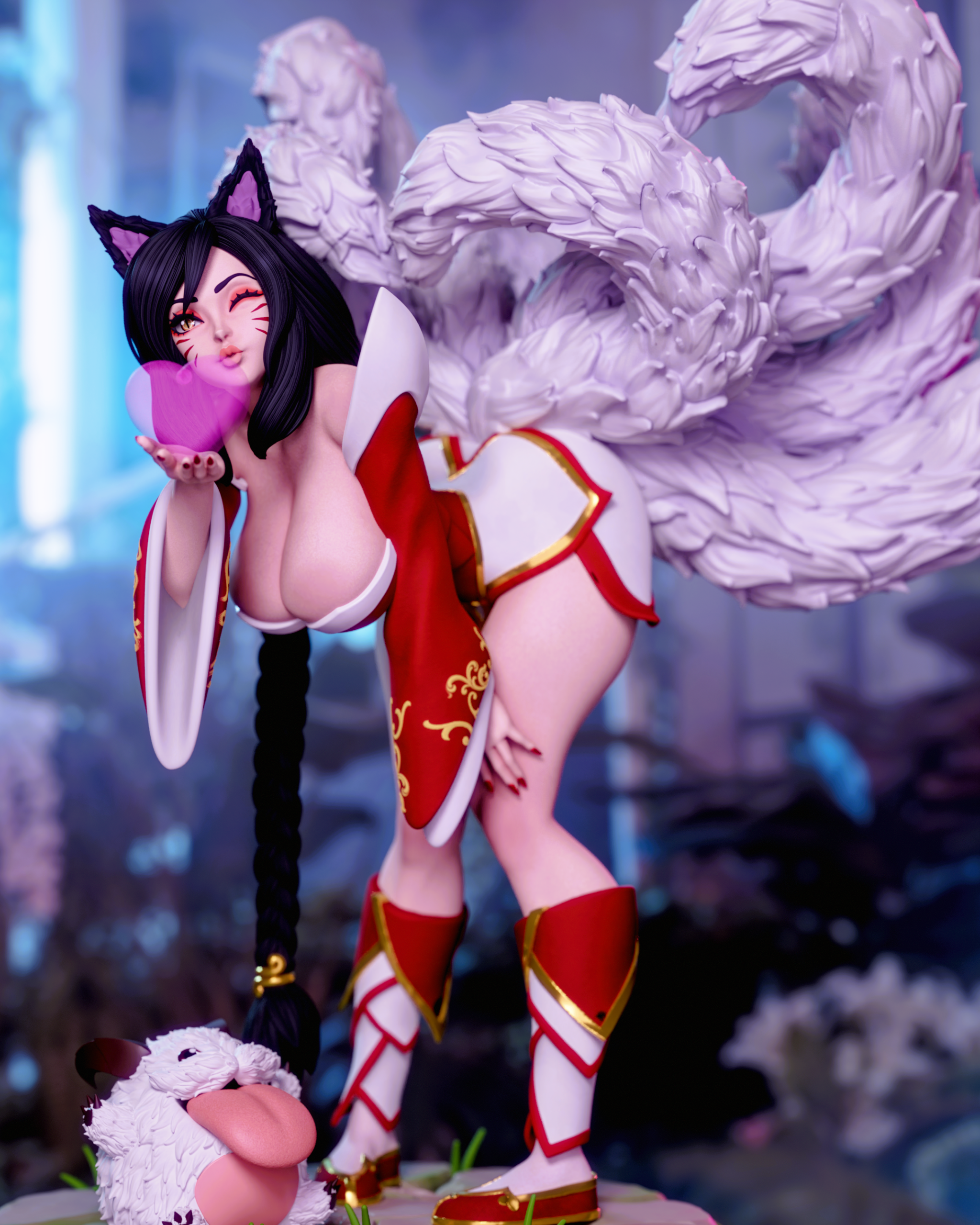 Ahri 3D Model