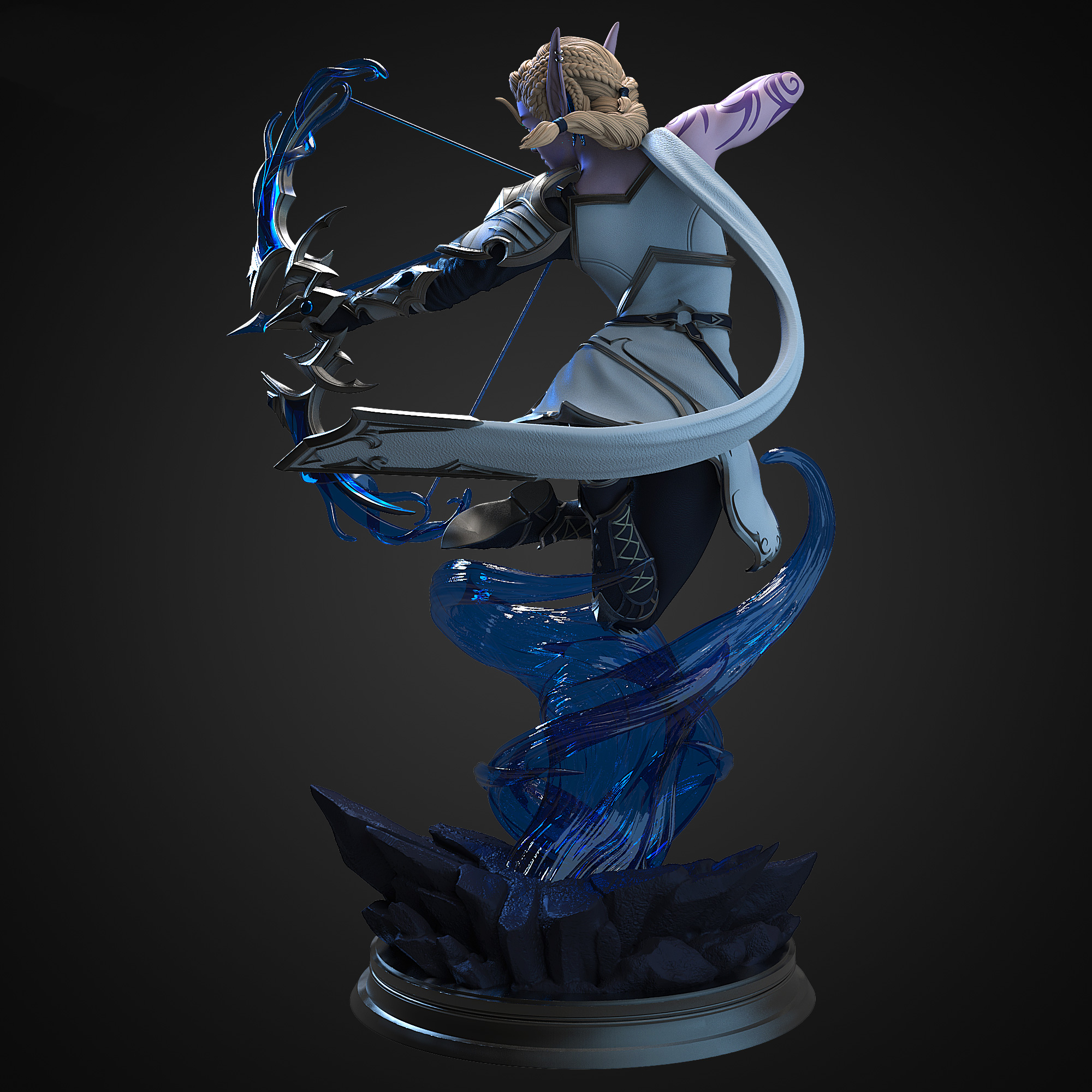 Alleria Midnight 3D Model — изображение 2