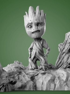 Baby Groot 3D Model
