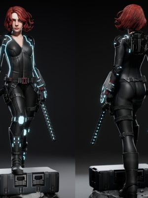 Black Widow 3D Model