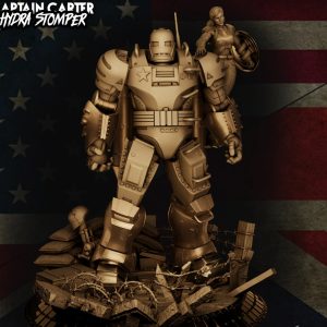 Cap Carter + Steve 3D Model