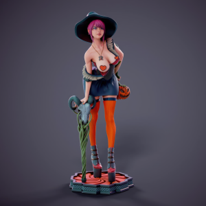 Chagarin Halloween Witch A 3D Model
