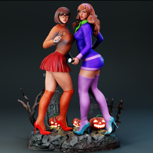 Daphne and Velma 3D Model