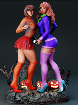 Daphne and Velma 3D Model