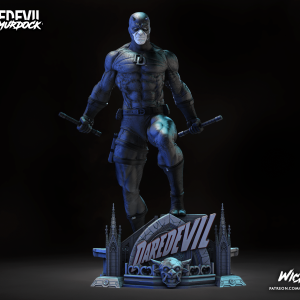 Daredevil Statue 3D Model