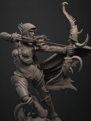 Sylvanas Windrunner 3D Model