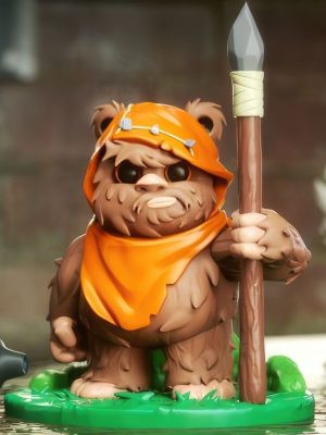 Ewok Chibi 3D Model