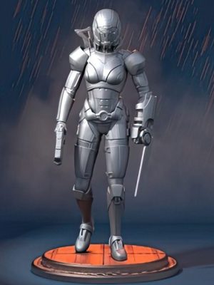 Female Shepard 3D Model