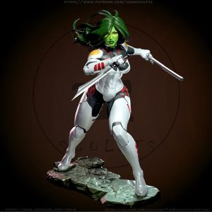 Gamora 3D Model