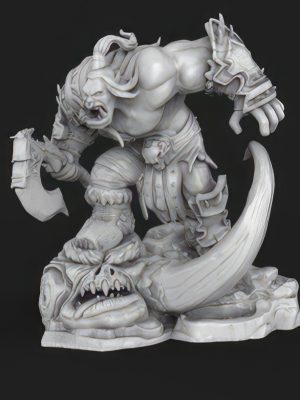 Grommash Hellscream 3D Model