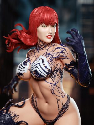 Gwen Venom 3D Model