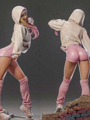 Gwen Stacy 3D Model