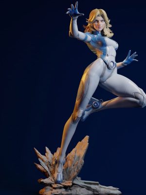 Invisible Woman 3D Model