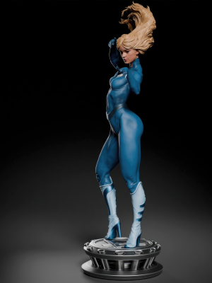 Invisible Woman Fantastic Four 3D Model