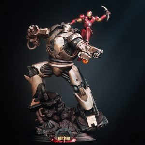Iron Man and Iron Monger 3D Model