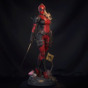 Lady Deadpool 3D Model