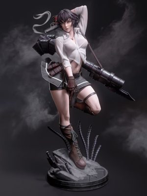 Lady Devil May Cry 3 3D Model