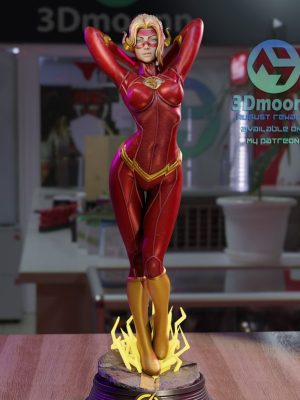 Lady Flash 3D Model