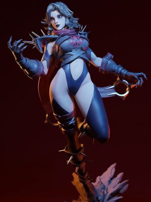Malicious Woman Invisible 3D Model