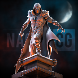 Moon Knight 3D Model