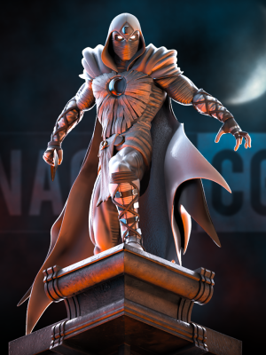 Moon Knight 3D Model