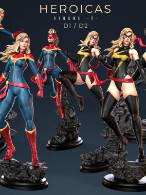 Ms. Marvel 3D Model