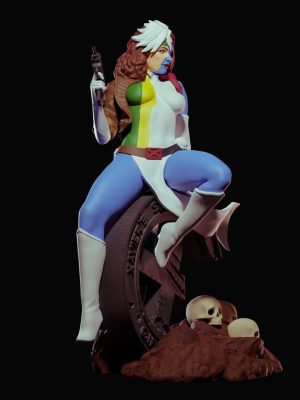 Mystique to Rogue 3D Model