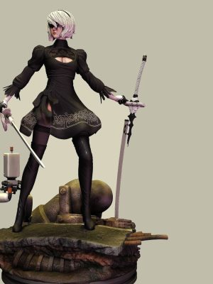 2b Nier Automata 3D Model