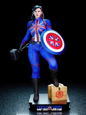 Peggy Carter 3D Model