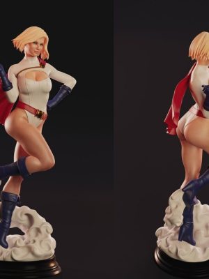 Powergirl 3D Model