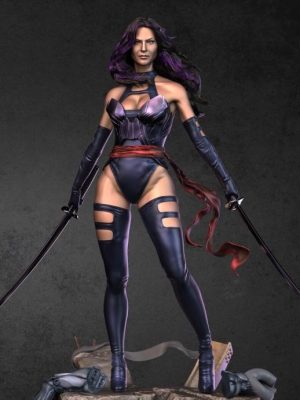Psylocke 3D Model