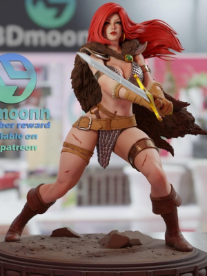Red Sonja 3D Model