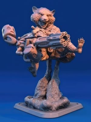 Rocket Racoon 3D Model