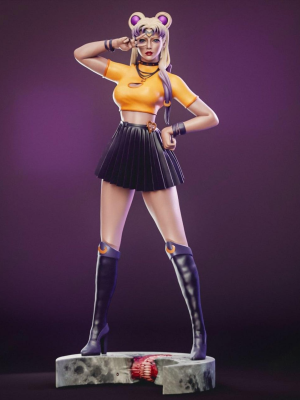 Sailor Moon 3D Model