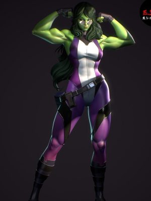 She Hulk 3D Model