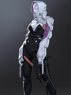 Spider Gwen 3D Model