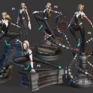 Spider Gwen 3D Model