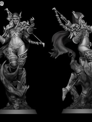 Sylvanas Windrunner 3D Model