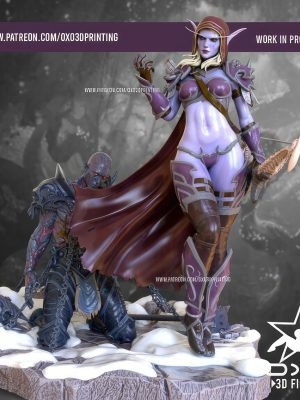 Sylvanas Windrunner 3D Model