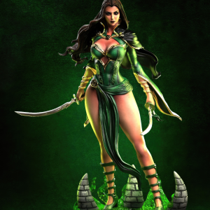 Talia Al Ghul 3D Model