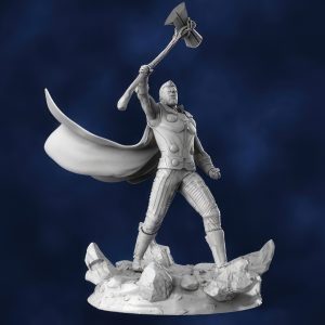 Thor with Stormbreaker 3D Model