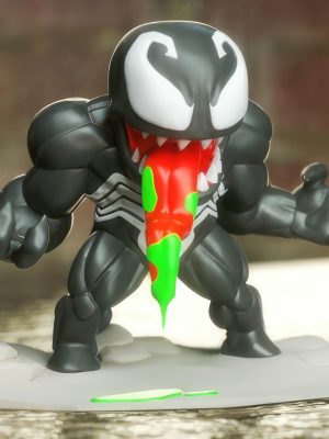 Venom Chibi 3D Model