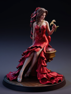 Aerith Gainsborough 3D Model