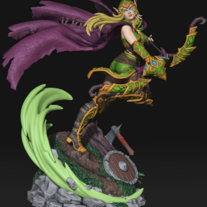 Alleria Windrunner 3D Model