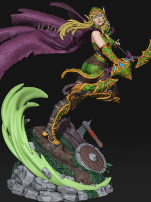 Alleria Windrunner 3D Model