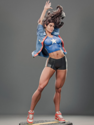 American Chavez 3D Model