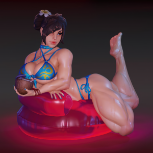 Chun Li 3D Model